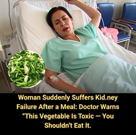 Woman’s Sudden Kidney Failure After Meal: Doctor Says “This Vegetable Is Poisonous… You Shouldn’t Eat It