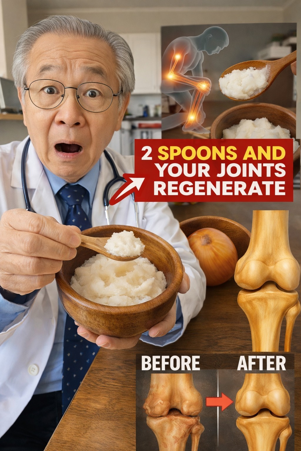 A 97-year-old orthopedic surgeon says: This food can rebuild knee cartilage in just 24 hours! !! Just click OK and I'll send you all the info