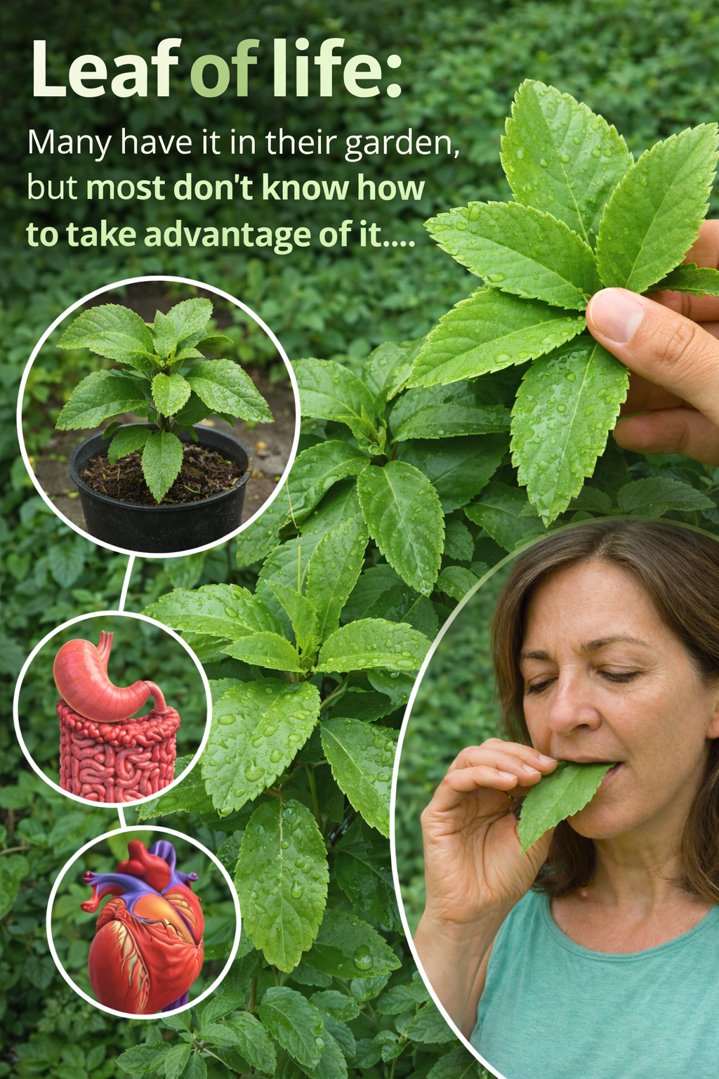 Leaf of life: Many have it in their garden, but most don't know how to take advantage of it... See the first comment below 👇👇 sn
