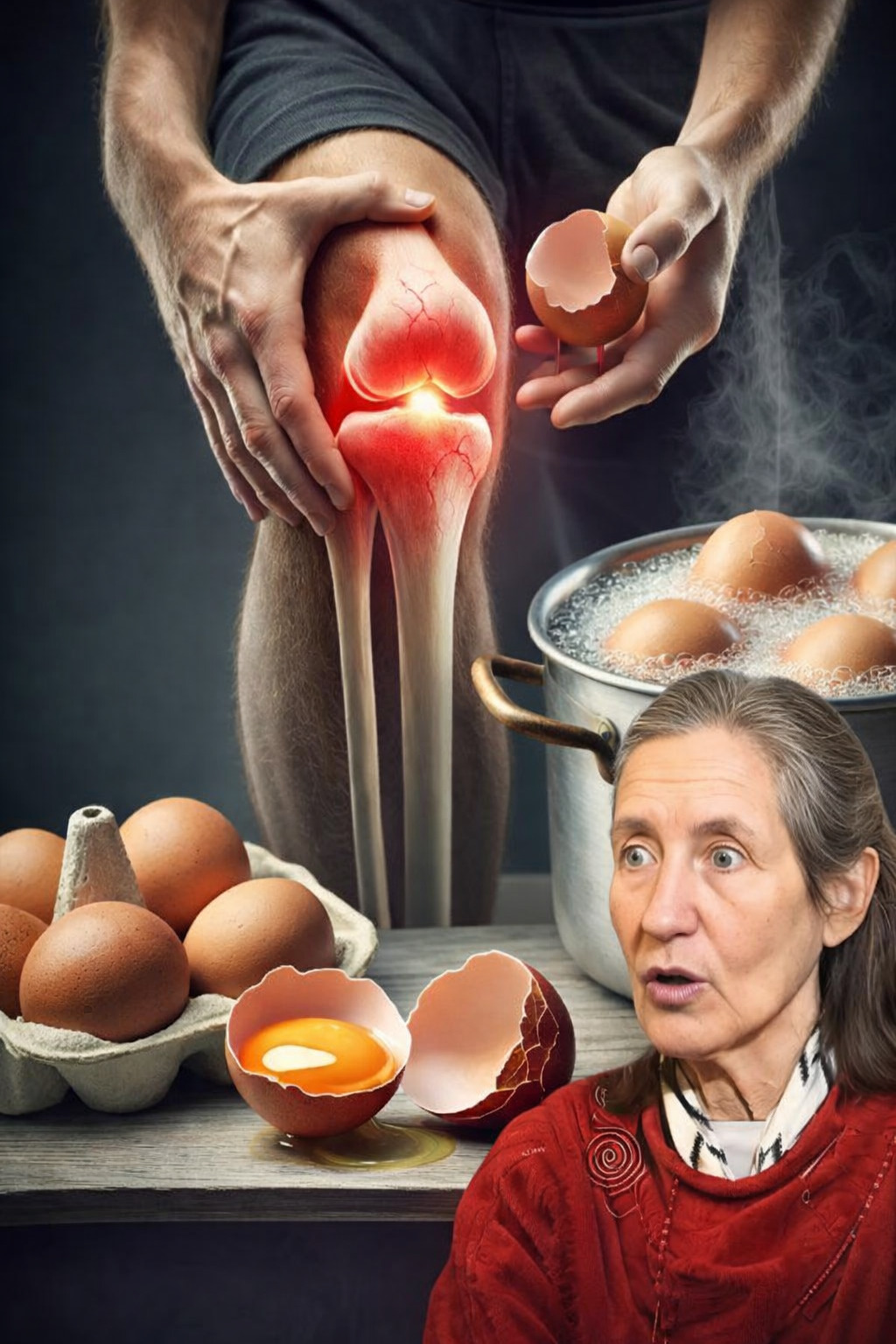My Mom Could NOT Walk Due to Knee and Bone Pain… Until She Discovered This Simple Eggshell Trick s