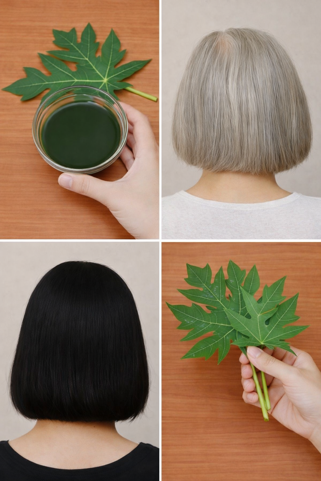 Can Papaya Leaves Turn Gray Hair Black Naturally? Unlock Nature’s Secret to Vibrant Hair!!